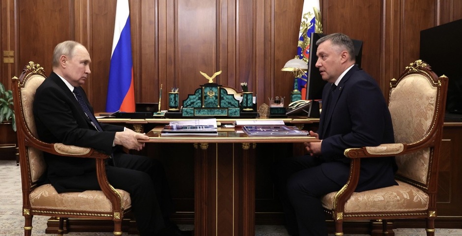 Губернатор Приангарья доложил Путину о росте ВРП в регионе