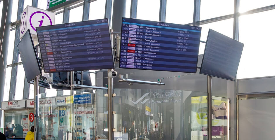 Пассажиропоток аэропорта Владивостока вырос на 10% с начала года