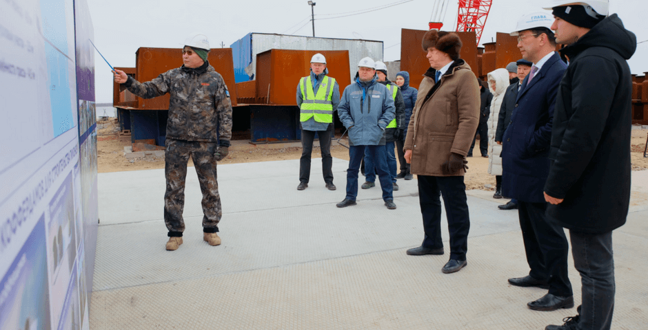 В Якутии строительство моста через Лену будет вестись круглый год