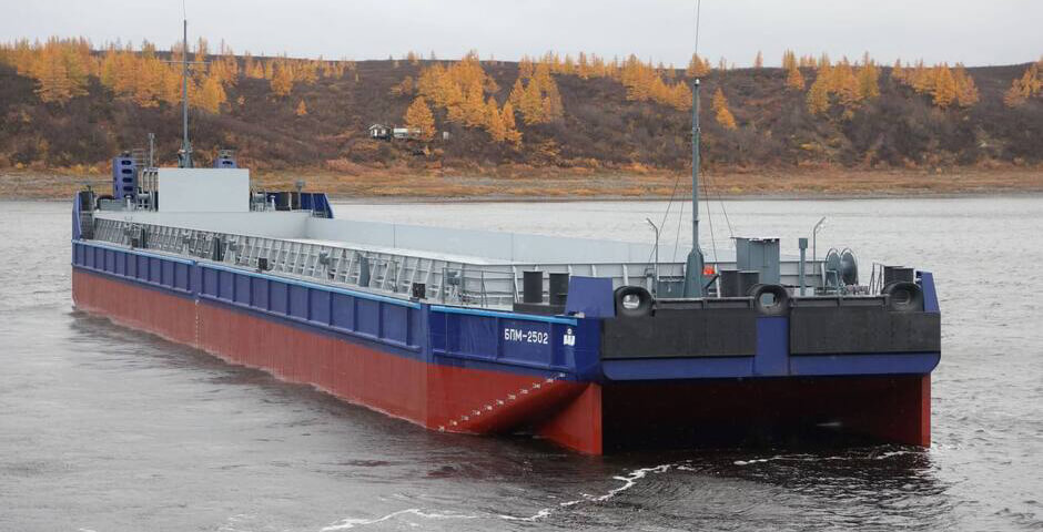 К 2027 году флот Енисейского речного пароходства пополнится десятью баржами