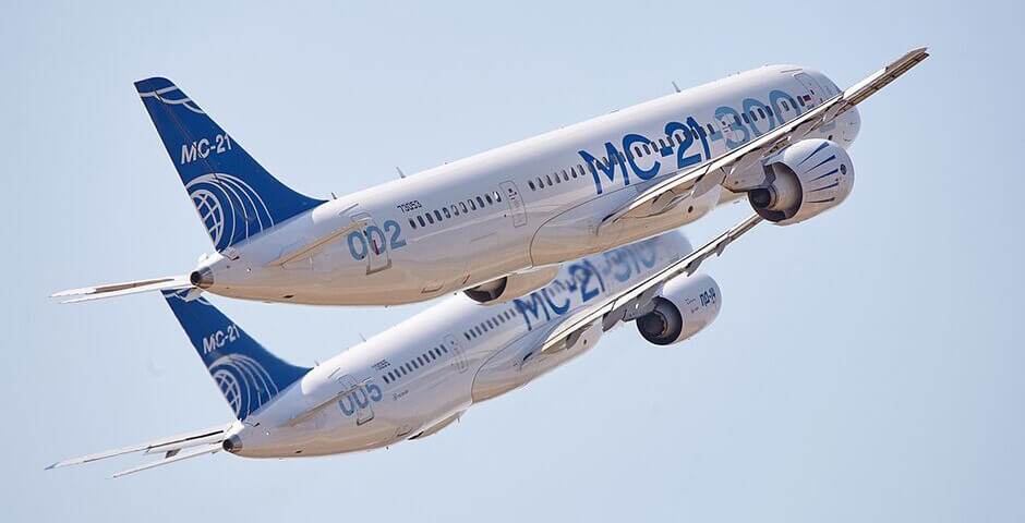 Сертификацию импортозамещенного самолета МС-21 планируют завершить к концу 2026 года