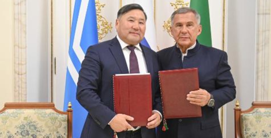 Тыва и Татарстан вновь подписали договор о сотрудничестве