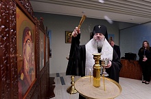 Накануне Рождества в аэровокзале «Южно-Сахалинск» обновили православную часовню